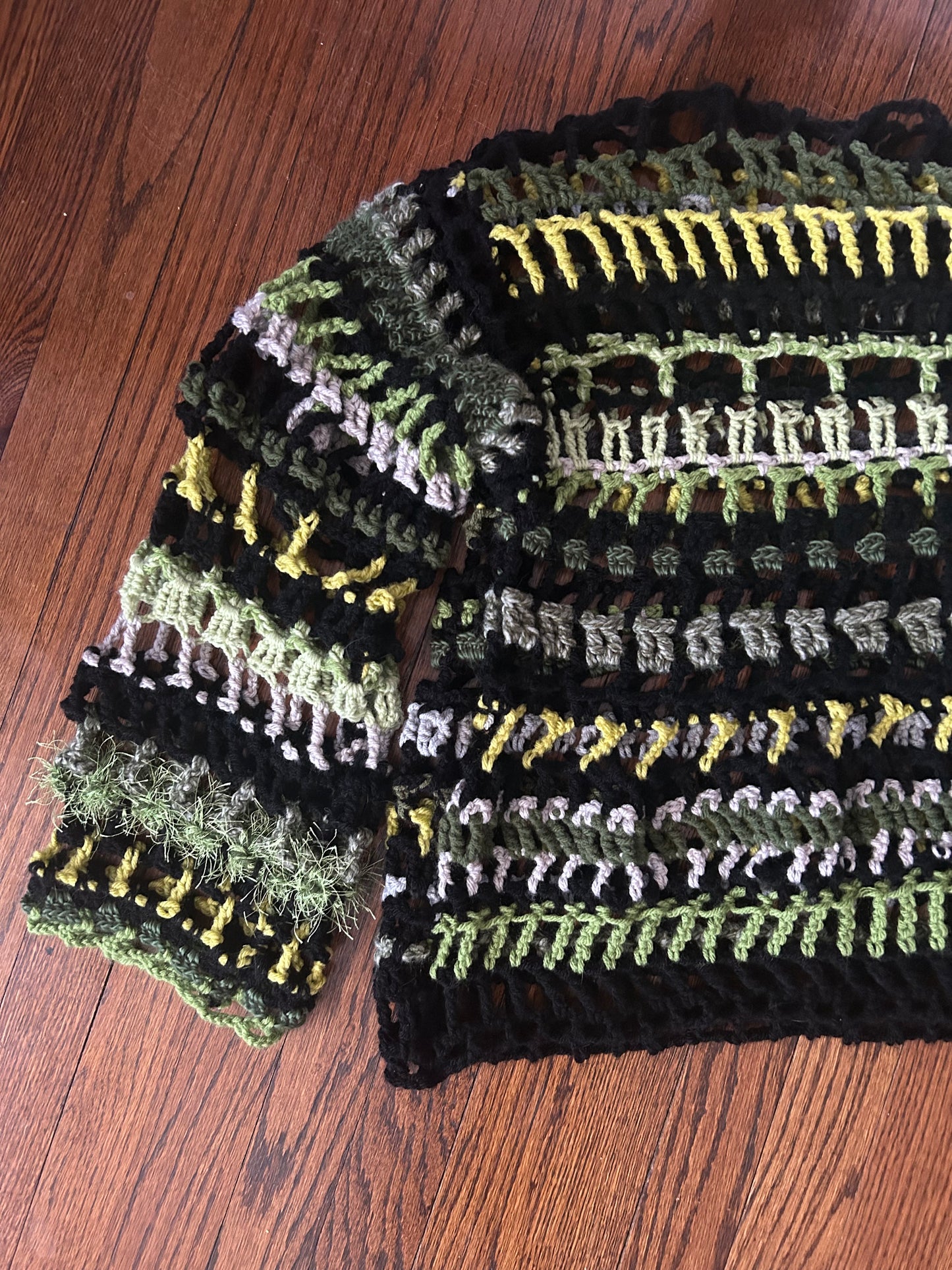 Green Junk Sweater
