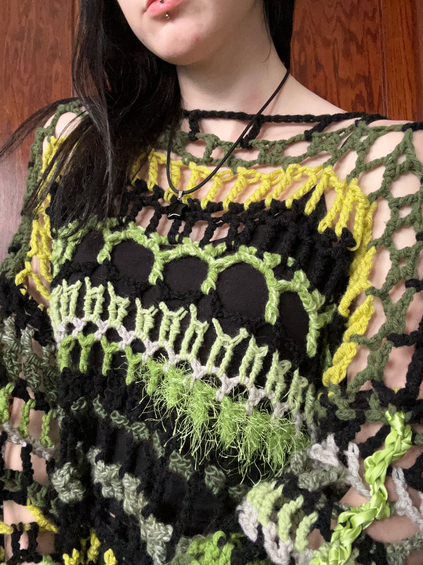 Green Junk Sweater