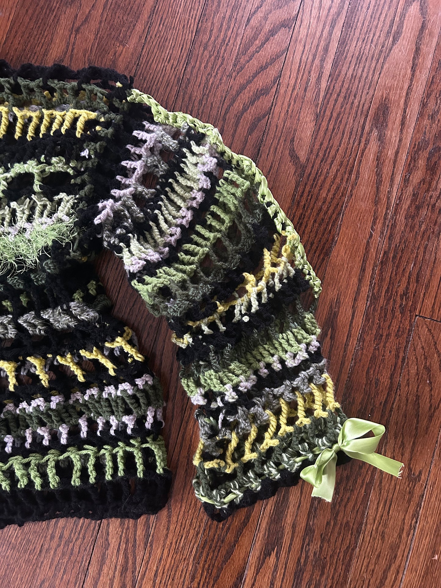 Green Junk Sweater