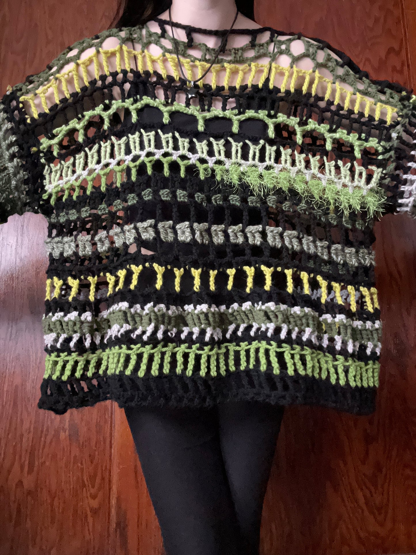 Green Junk Sweater