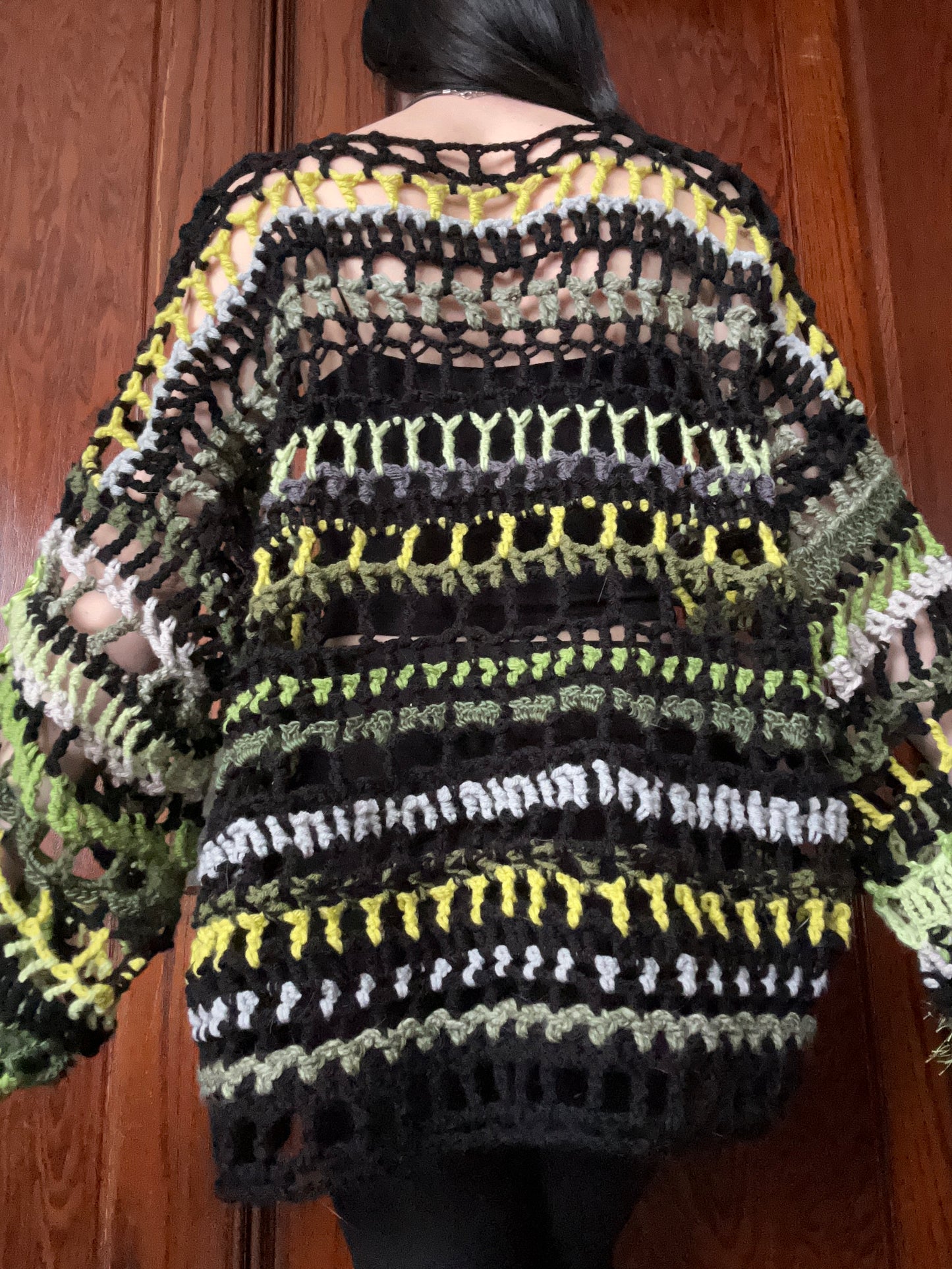Green Junk Sweater