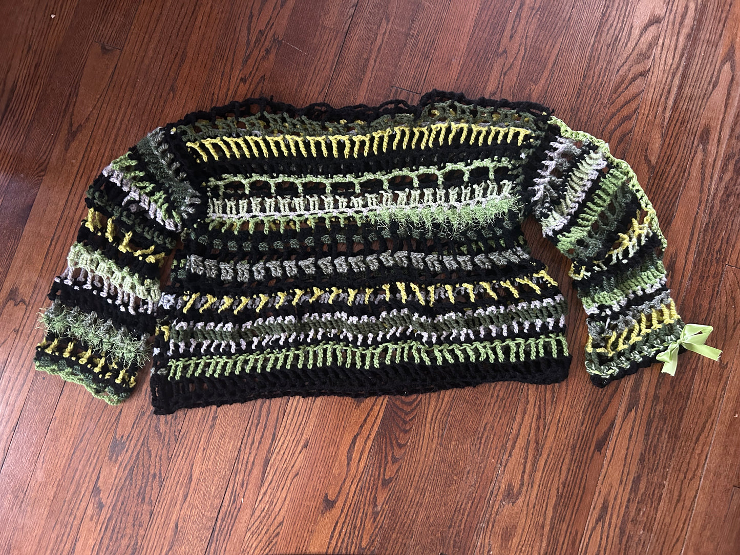 Green Junk Sweater